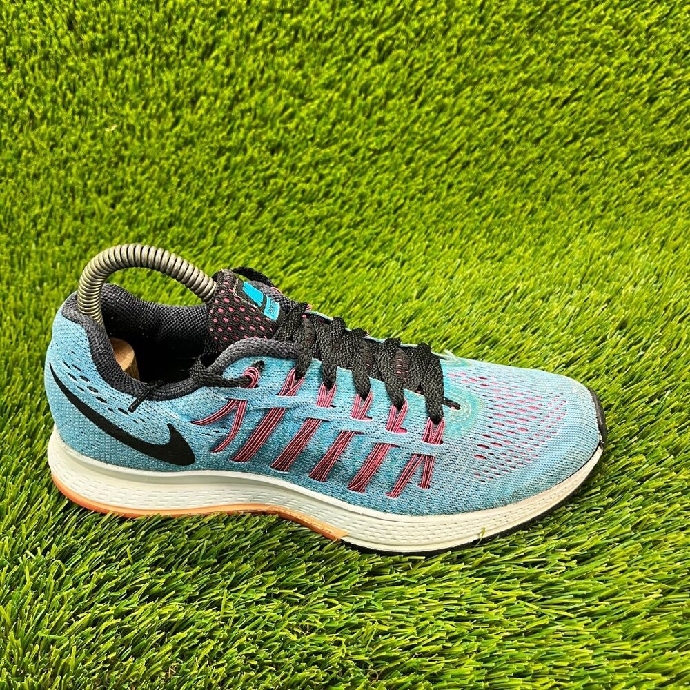 Nike Zoom Pegasus 32 Womens Size 7.5 Blue Walking Running Shoes Sneakers